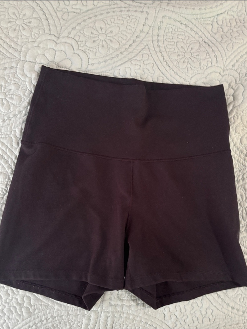 High-Waist Black Women’s Active Shorts